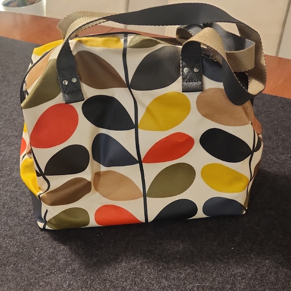 Orla Kiely Multi Stem Coated Canvas Tote Bag